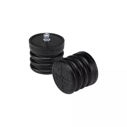 Black Rubber SumoSprings SSF-327-47 Front Helper Springs Pair - Angled View | United RV Parts